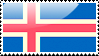 Flag of Iceland Stamp