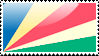 Flag of Seychelles Stamp by xxstamps