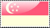 Flag of Singapore Stamp by xxstamps