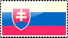 Flag of Slovakia Stamp by xxstamps