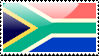 Flag of South Africa Stamp by xxstamps
