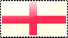Flag of England Stamp by xxstamps