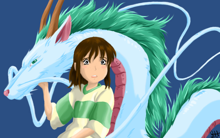 Spirited Away : Chihiro and Haku