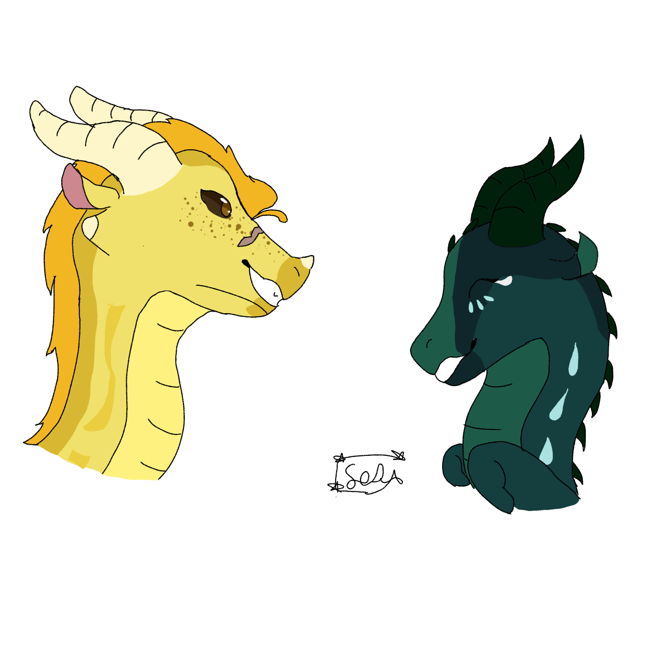 Qulbi Qulbi and moon by SodalitetheHybrid on DeviantArt