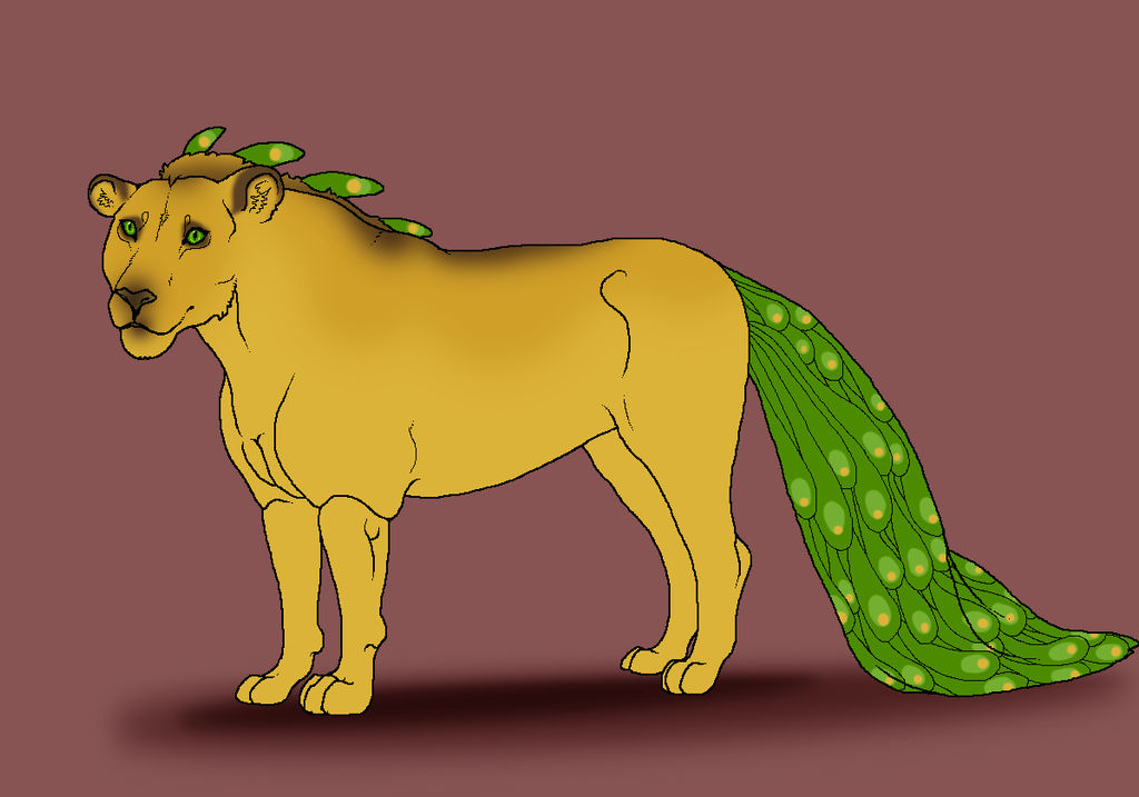 Gold (Common) Lion by orengel on DeviantArt