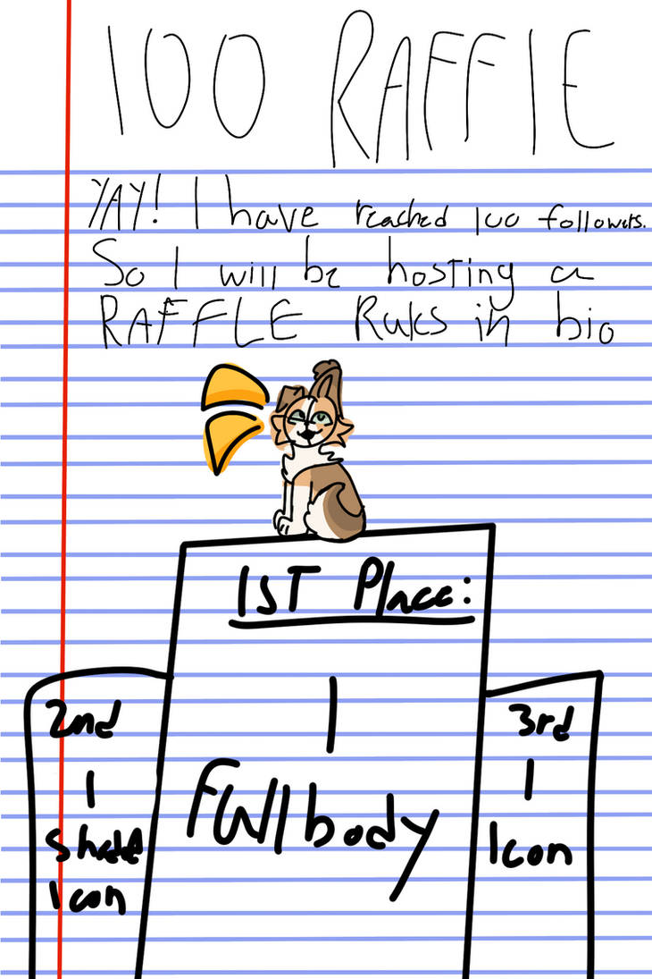 Cartoon Raffle Writing RAFFLE!! by ZigZagWolf on DeviantArt