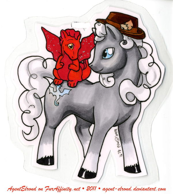 PonyBadge: Elrond and Dafydd