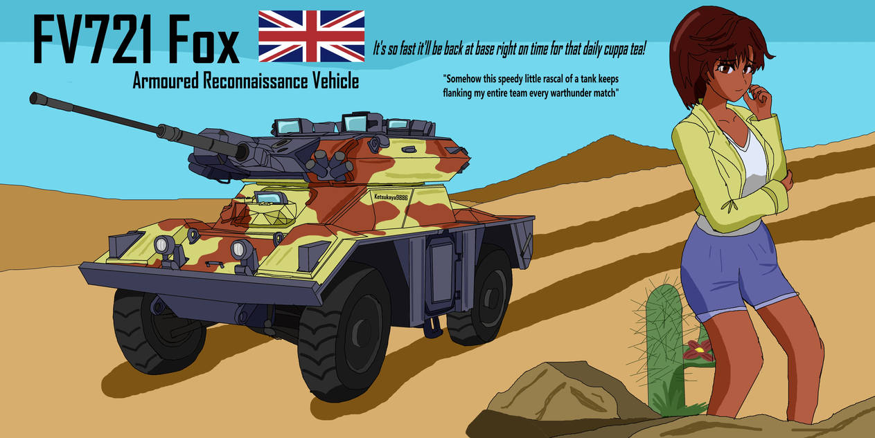 Deviantart Fox Engine FV721 Fox Scout Car by Ketsukaya9886 on DeviantArt