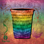 Artsy Rainbow Frappaccino