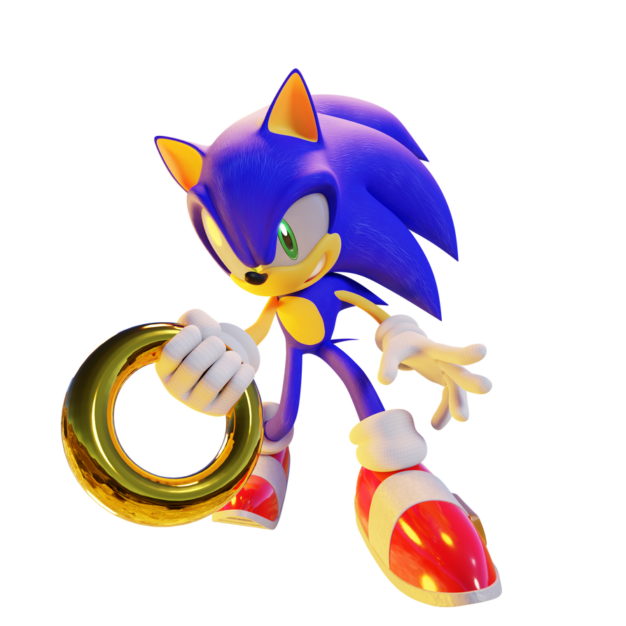 Sonic the Hedgehog- Ring Render (3 of 3) by Lionfac3cat on DeviantArt