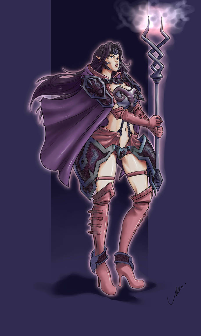 Warrior Witch (Colored) for Find It and Bind It