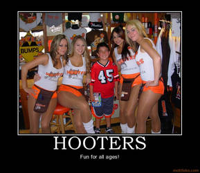 Hooters Motivational Poster