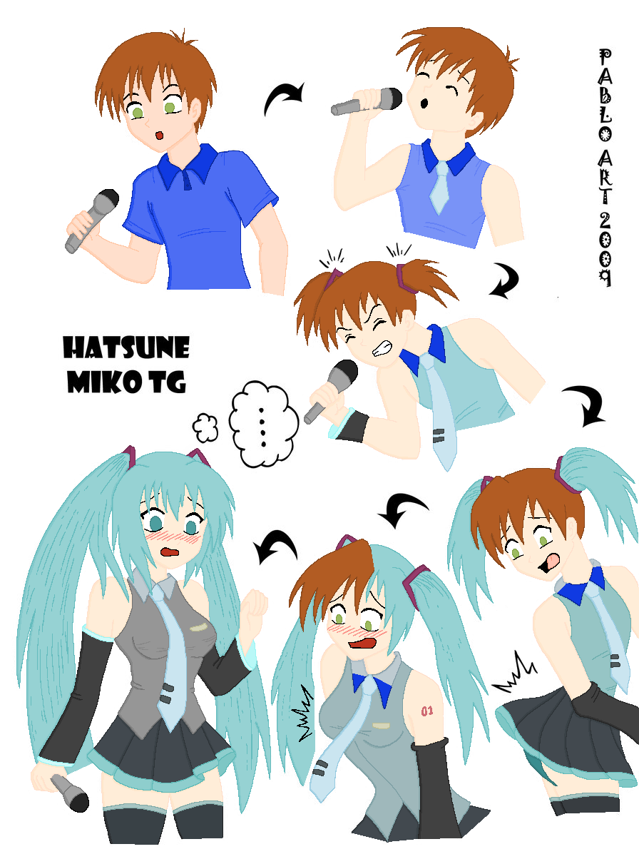 Hatsune Miku TG Colored