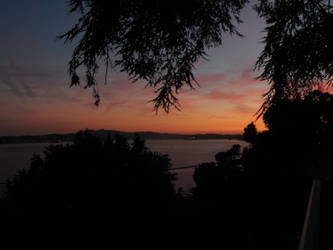 The twilight in Toulon