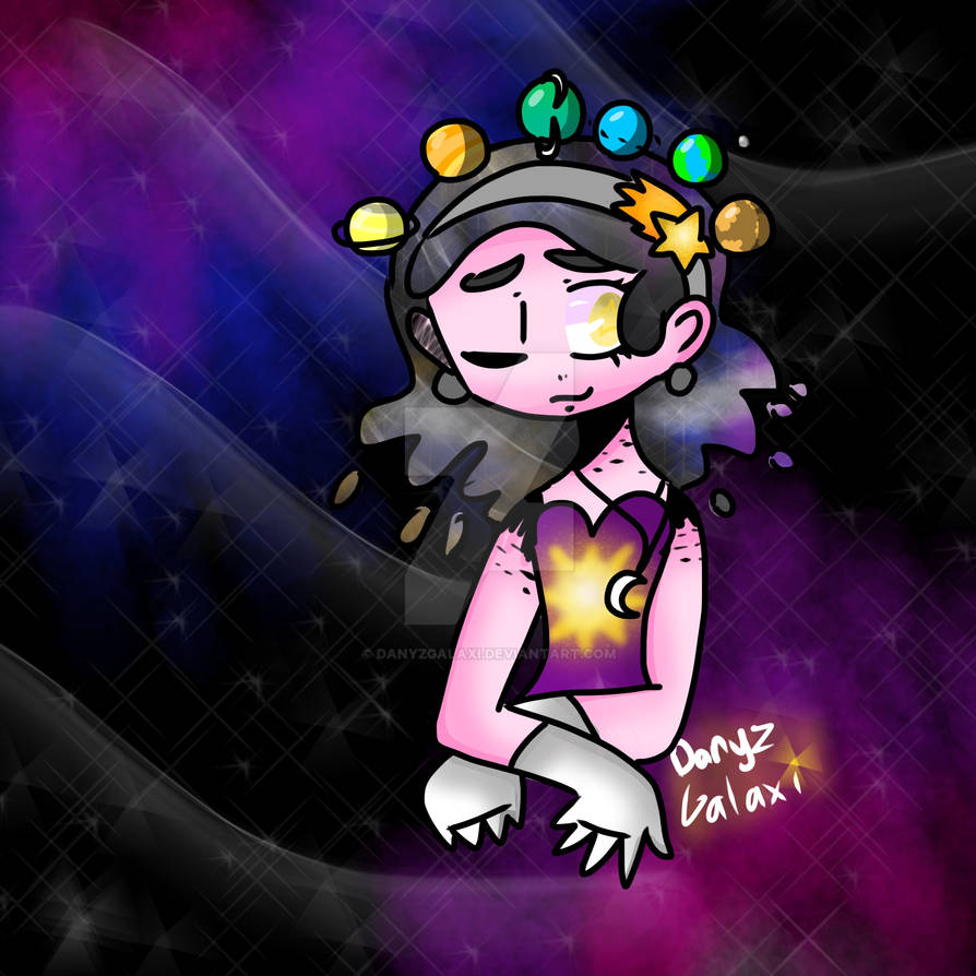 Solar System Girl by DanyzGalaxi on DeviantArt