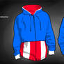 Captain America Hoodie Design