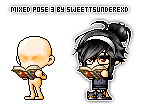 Mixed Pose 3 By SweetTsunderexD