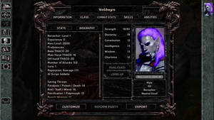 Veldryn NPC Statistics+