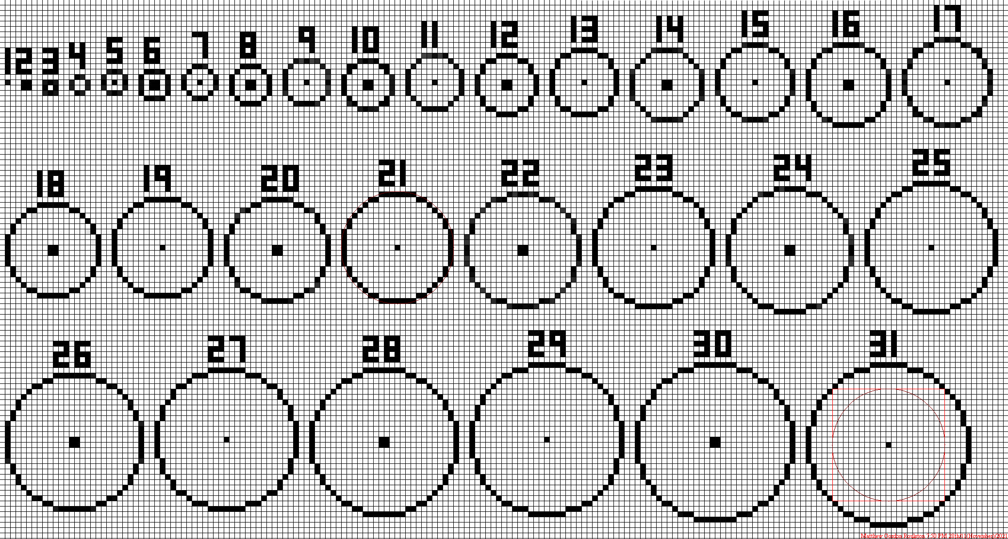 Circles Shapes (10 x 10 Radius) by withinamnesia DeviantArt