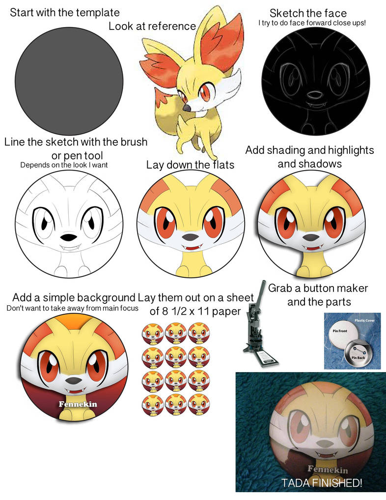 Tutorial Butoon Tutorial: How to make a button. by BrittanysDesigns on DeviantArt
