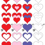 Valentine Hearts Clip Art