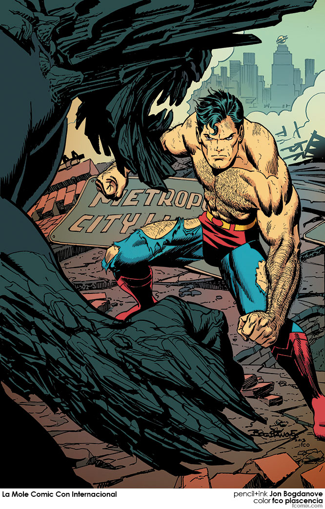 superman LA MOLE ComicCon COLOR fco plascencia