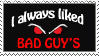 Bad Guy's stamp by Saffella