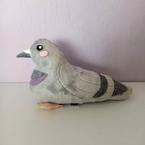 Pigeon plushie