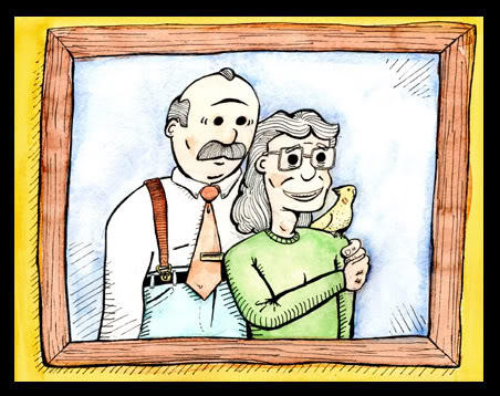 Portrait of the grandparents