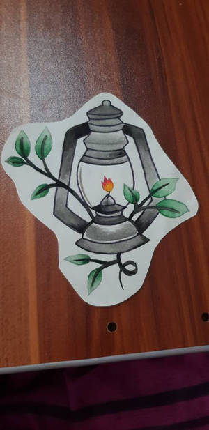 Watercolour lamp 