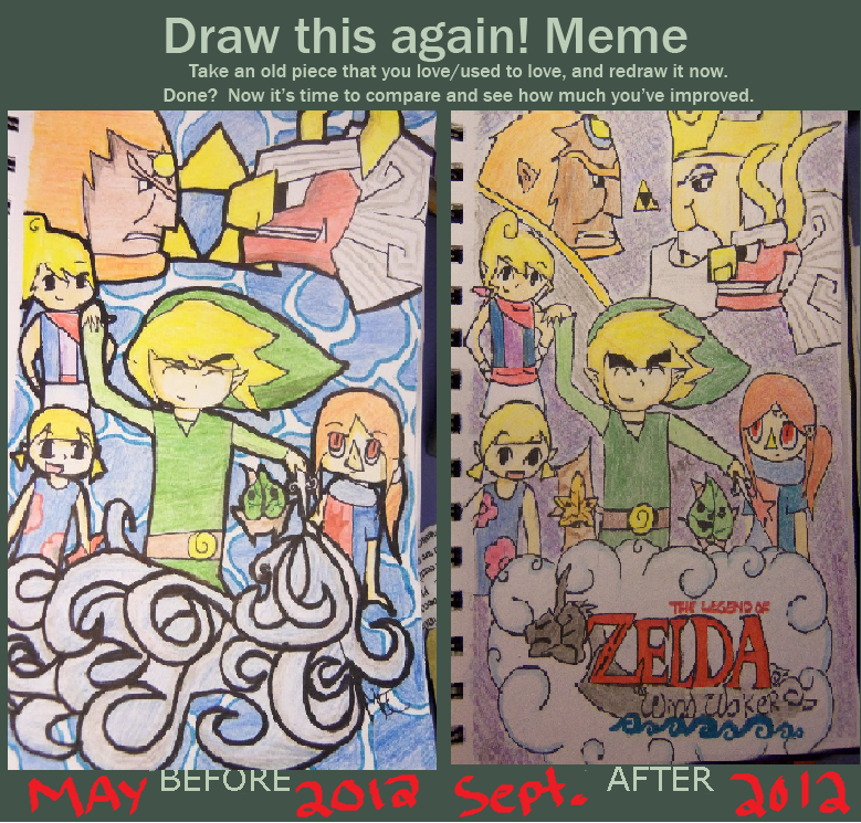 Draw this again Meme - Wind Waker