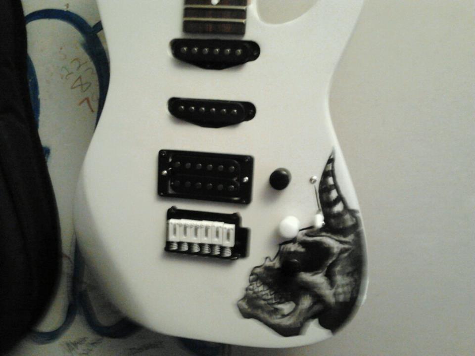 my guitar i painted