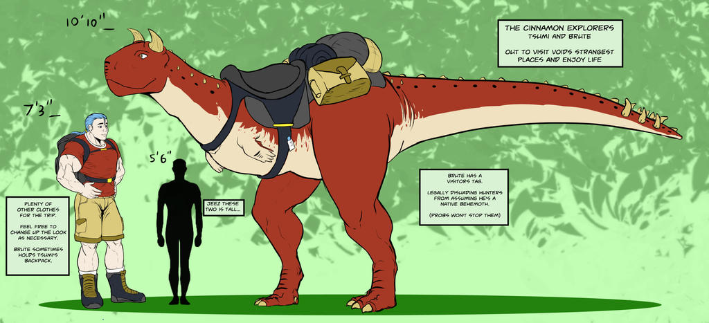 Cinnamon Explorers Reference by otakutaylor
