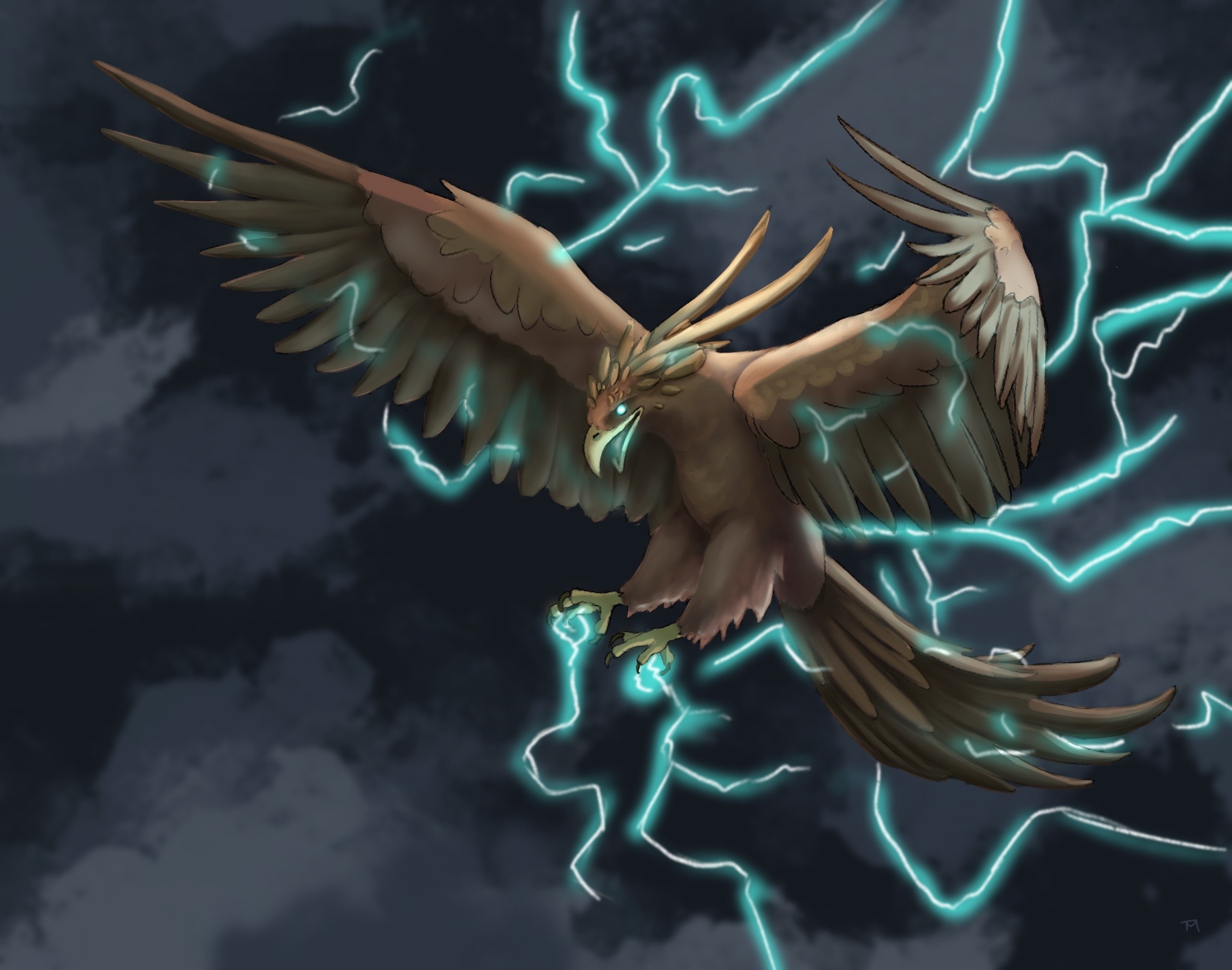 Thunderbird Bird Art
