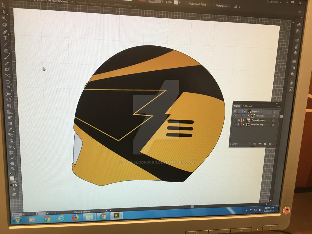 Power Rangers In Space Gold Space Ranger by GarfieldofBorg on DeviantArt