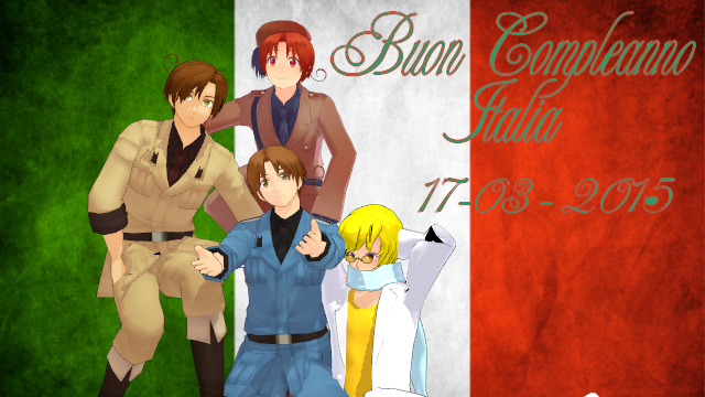 [MMD] Buon Compleanno Italia~ ( 17 March 2015 )