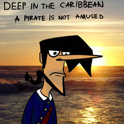 A pirate is unamused.