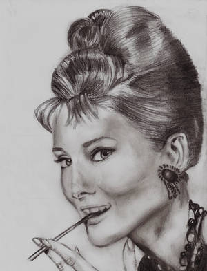 Audrey Hepburn by AmbersArts Audrey Hepburn by AmbersArts