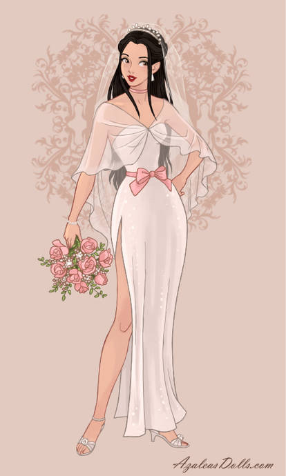 azaleasdolls wedding dress design Azaleas Dolls Wedding Dress Design Paper Barbie Wedding Dress DIY Moving Paper Dolls Doll Crafts #crafts #