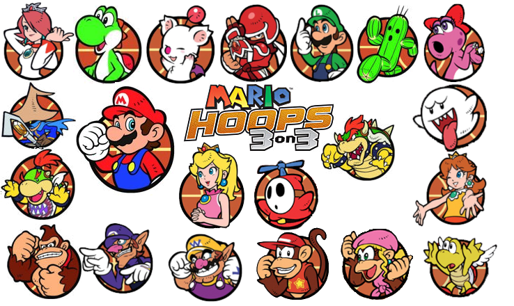 Mario Hoops 3on3 Poster