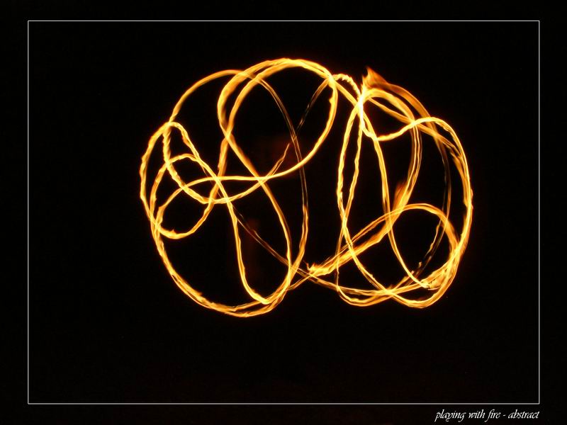 playing with fire - abstract