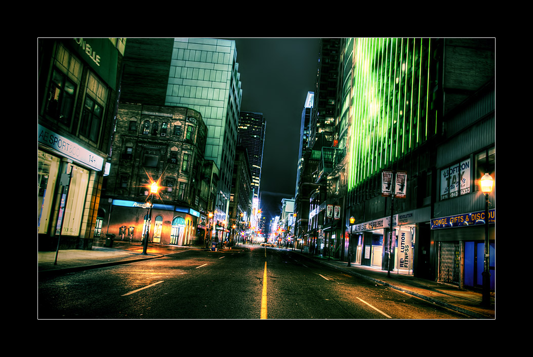 Empty Yonge Street (Toronto)