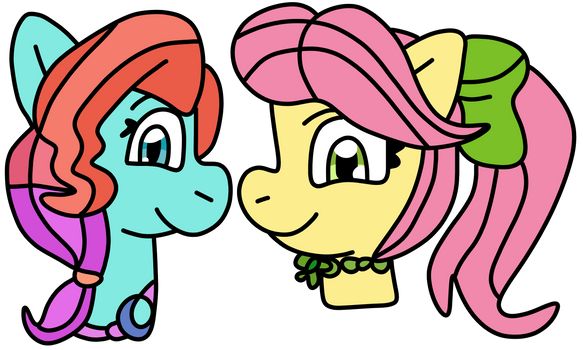 Jazz Hooves and Posey Bloom