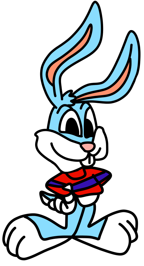 (Gift) Buster Bunny as Reader Rabbit by JadeHarmony on DeviantArt