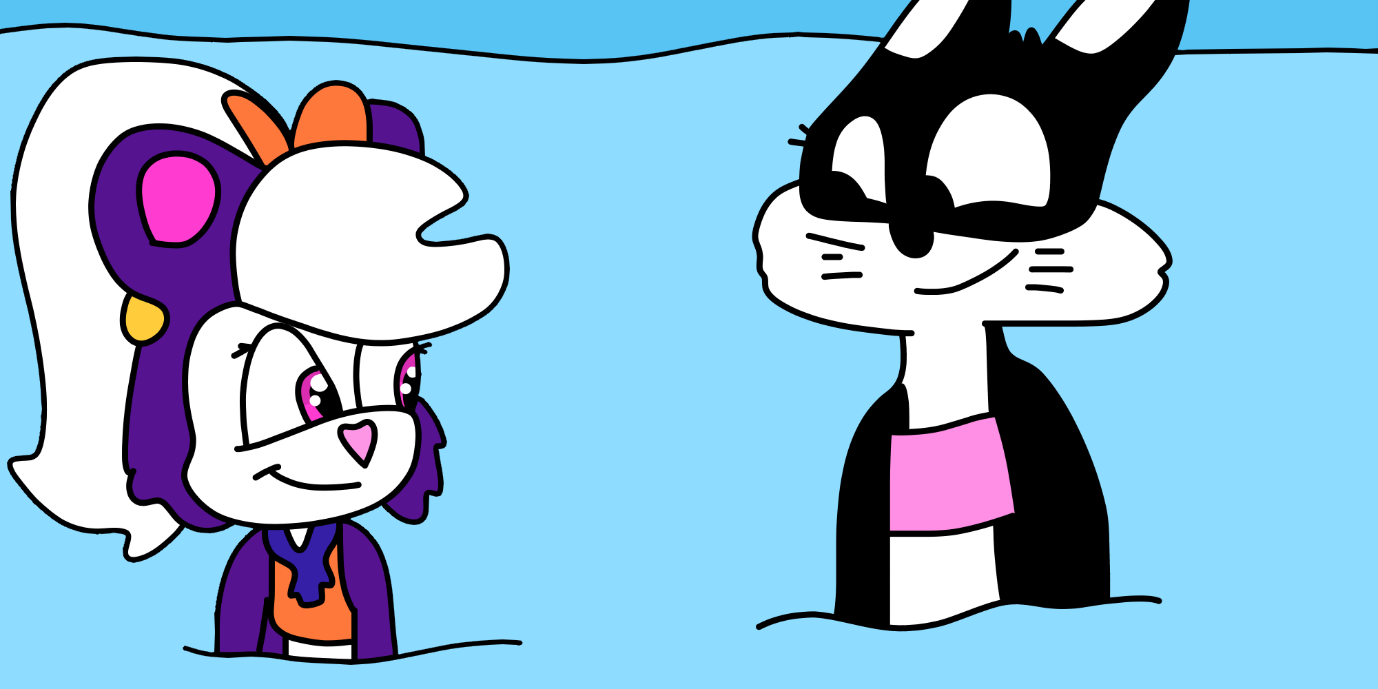 (Gift) Swimming with Penelope by JadeHarmony on DeviantArt