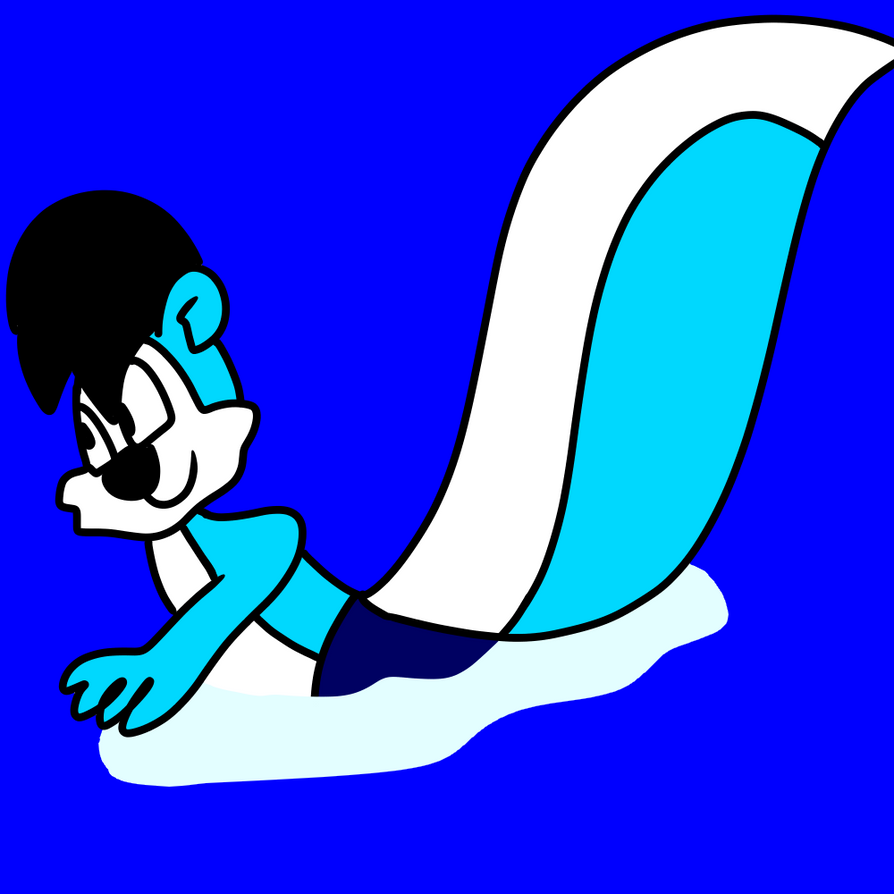Skunk Pool (Gift) Swimming Skunk by JadeHarmony on DeviantArt