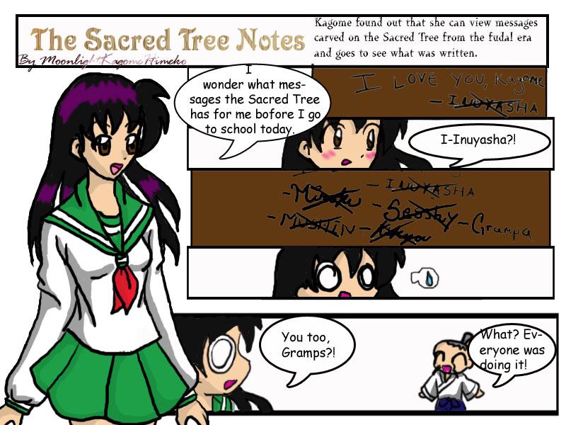 InuYasha The Sacred Tree Notes by MoonlightKagome on DeviantArt