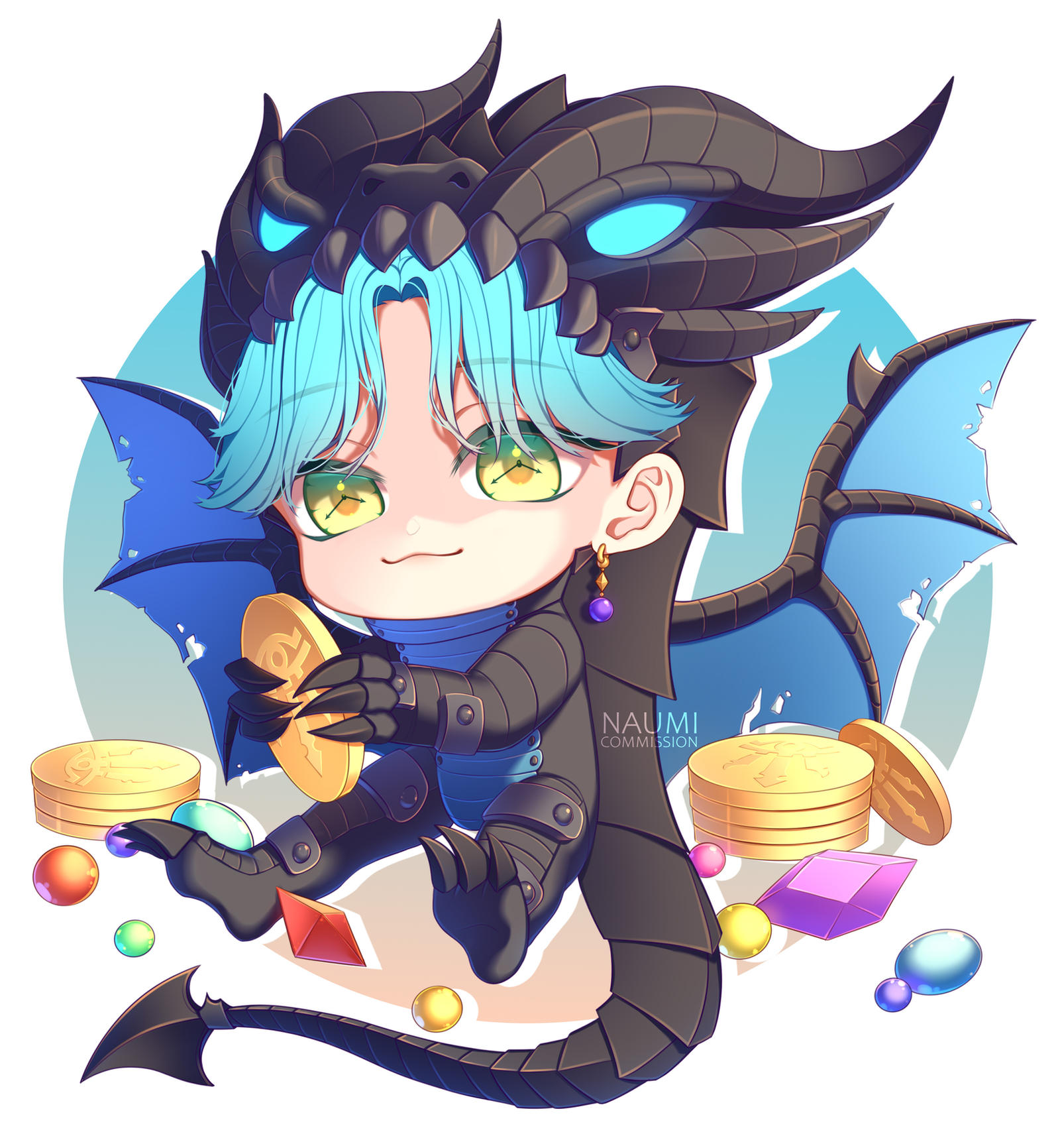 Commission chibi by NaumiNaumi on DeviantArt