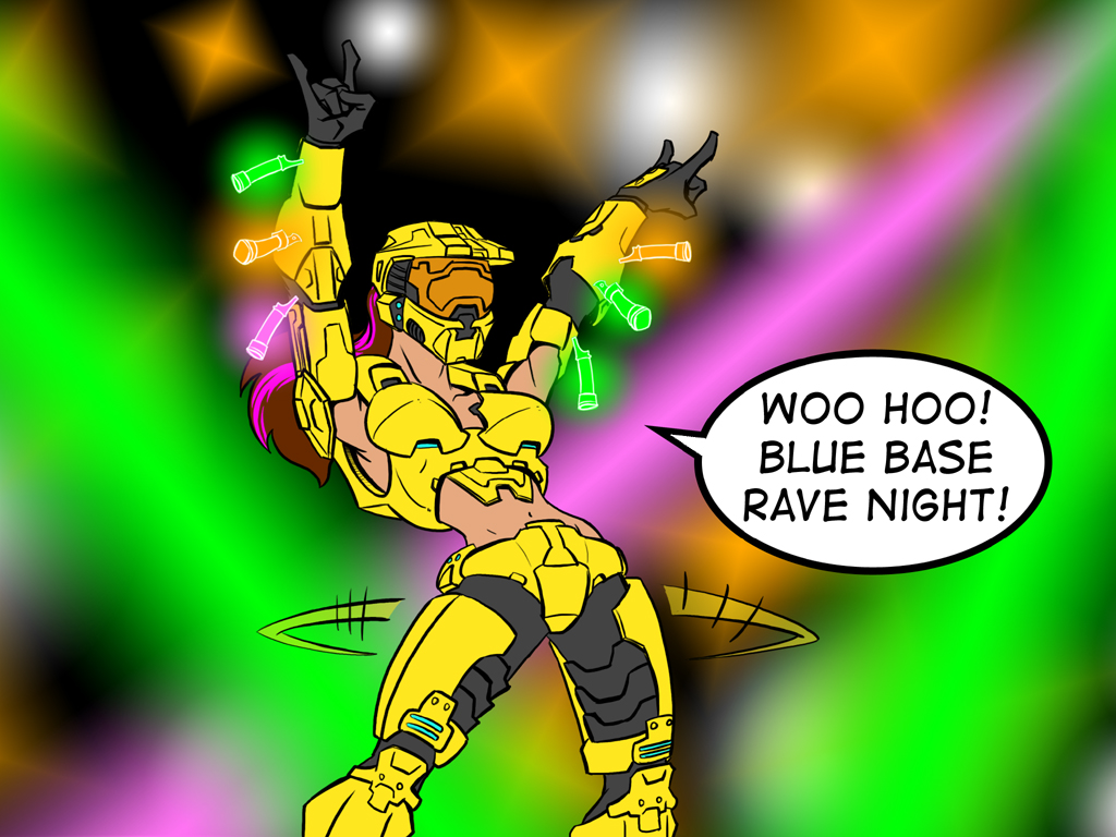 Rave night at Blue Base