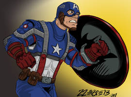 Captain America Drawing